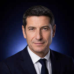 Portrait illustré de David Lisnard