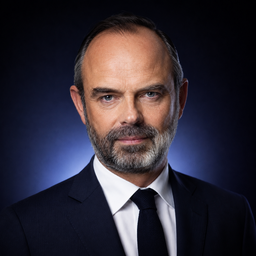 Portrait illustré de Édouard Philippe