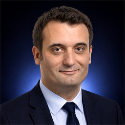 Portrait illustré de Florian Philippot