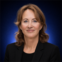 Portrait illustré de Ségolène Royal